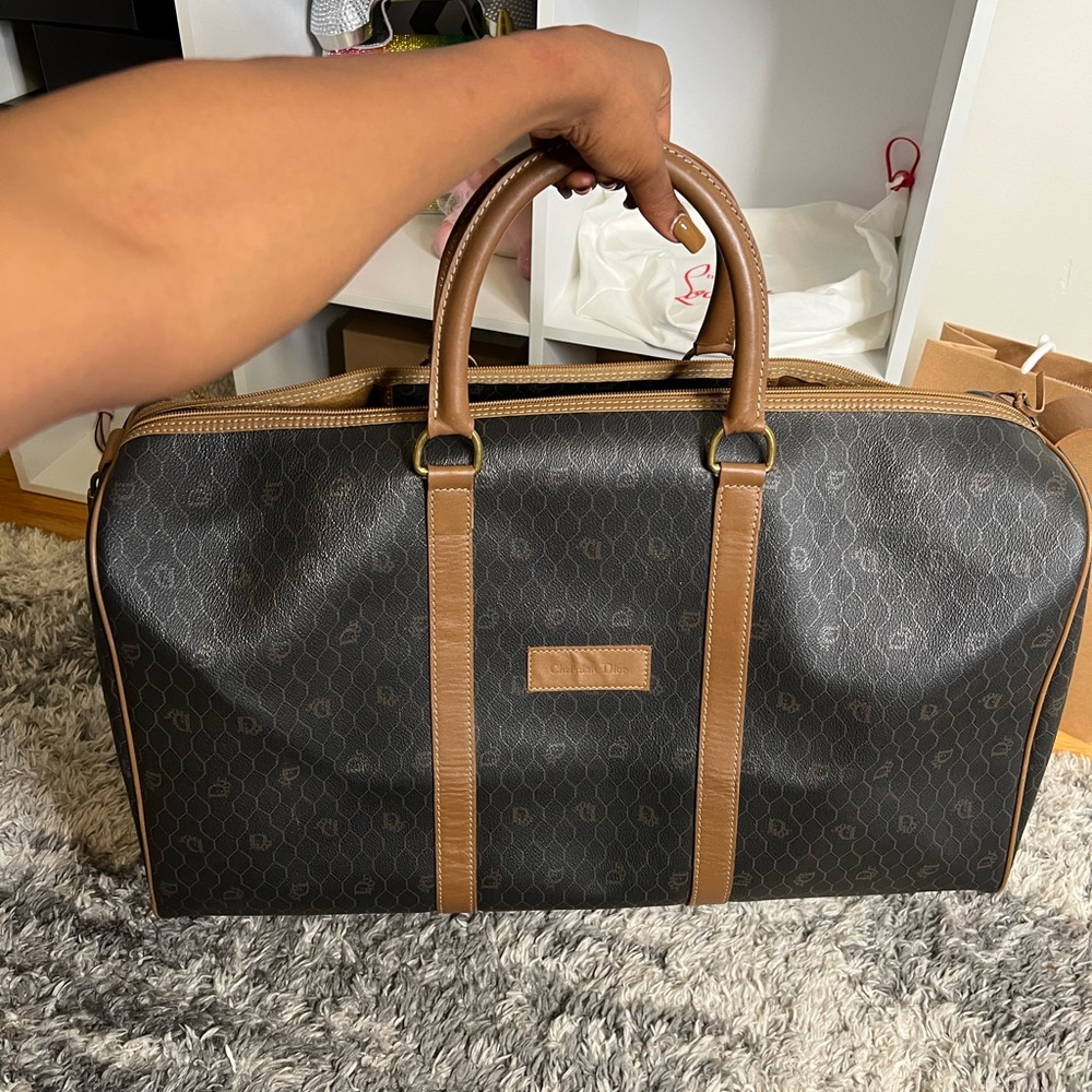 Christian Dior Honeycomb PVC Boston Bag✨